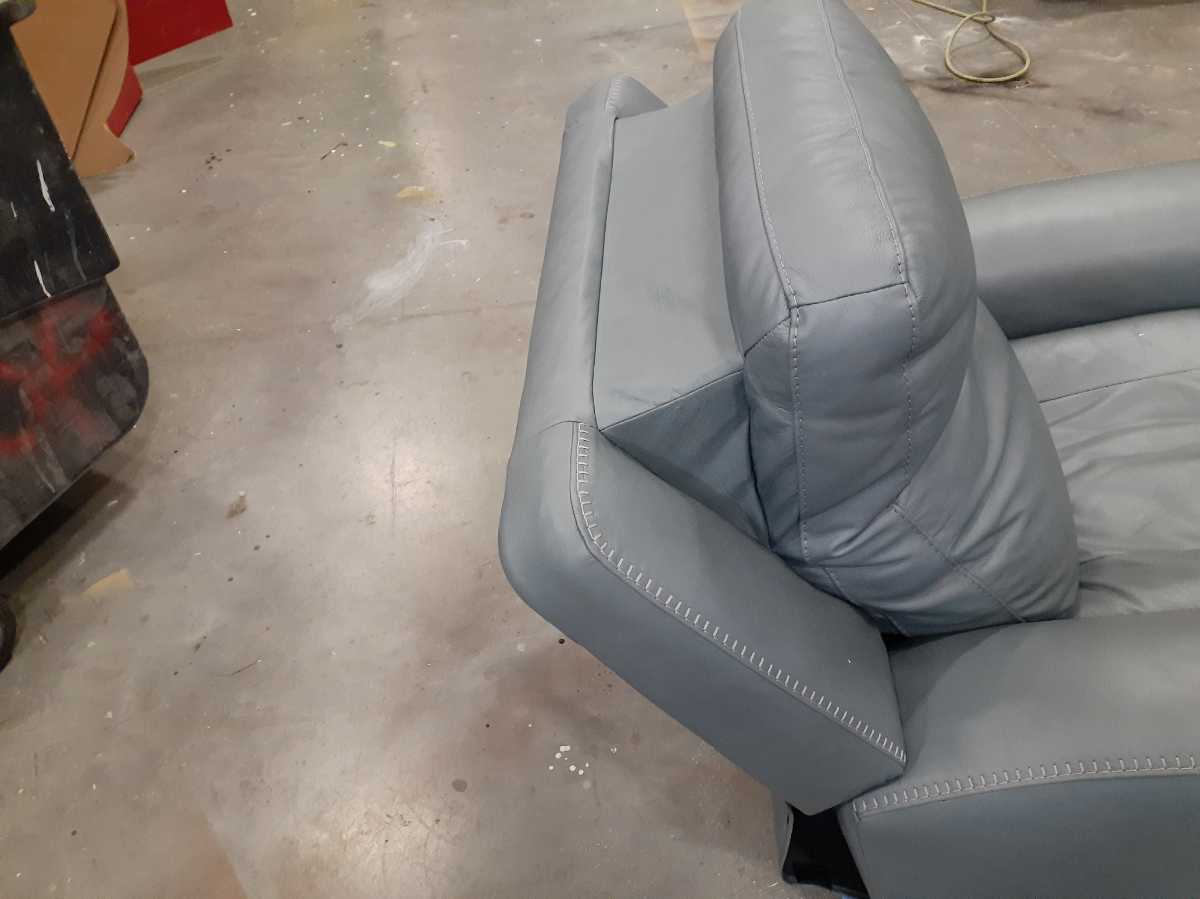 Mindanao Power Recliner with Adjustable Headrest - Steel - Gallery Image 6